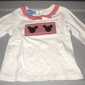 Girls long sleeve Minnie Mouse shirt